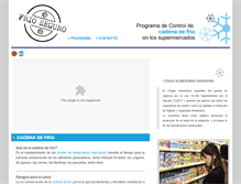 Tablet Screenshot of frio-seguro.com.ar
